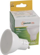 Spectrum - Voordeelpak 10 stuks LED spots - GU10 fitting - 6W vervangt 45W - 4000K helder wit licht