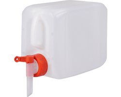 Jerrycan met kraan 2,5L - voor water en gevaarlijke vloeistoffen - naturel