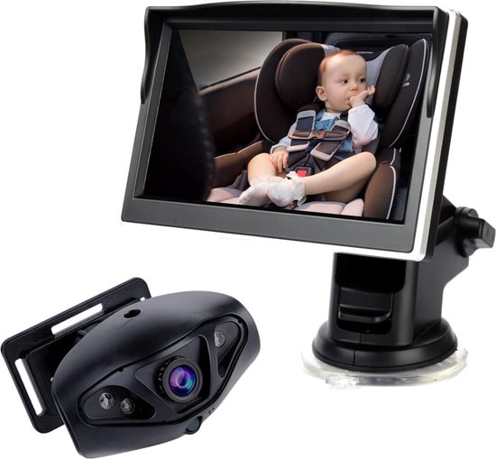 Miroir de voiture pour siège arrière - Miroir de voiture pour bébé et  enfants - Miroir