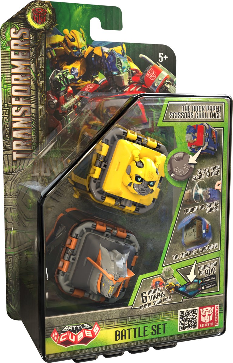 Transformers Battle Cube - Bumblebee VS Battletrap - Battle Fidget Set