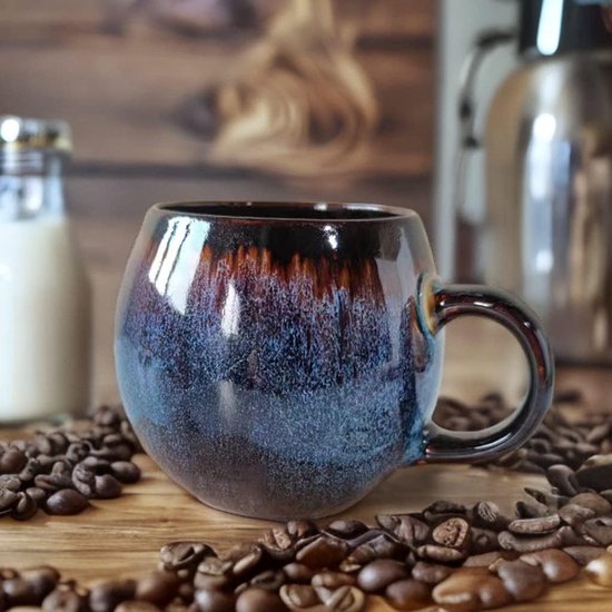 Grand mug à café, mug 500 ml, grand mug, faïence, cappuccino, mugs