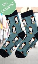 Fräulein Prusselise - Kindersokken met pinguïns - pinguïn print - jongens sokken - meisjes sokken - biologisch katoen - duurzaam