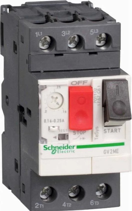 Disjoncteur de protection moteur Schneider Electric GV2ME08 GV2ME08 1 pc(s)