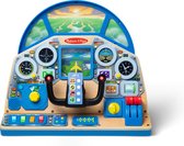 Melissa & Doug - Interactief dashboard voor vliegtuigpiloten, houten speelgoed voor jongens en meisjes vanaf 3 jaar