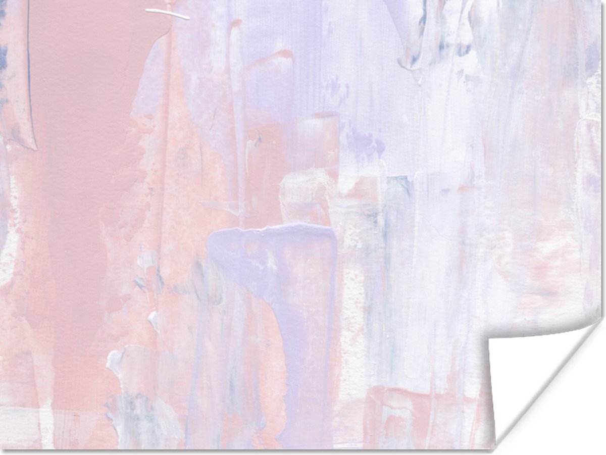 Poster Verf - Pastel - Design - 80x60 cm