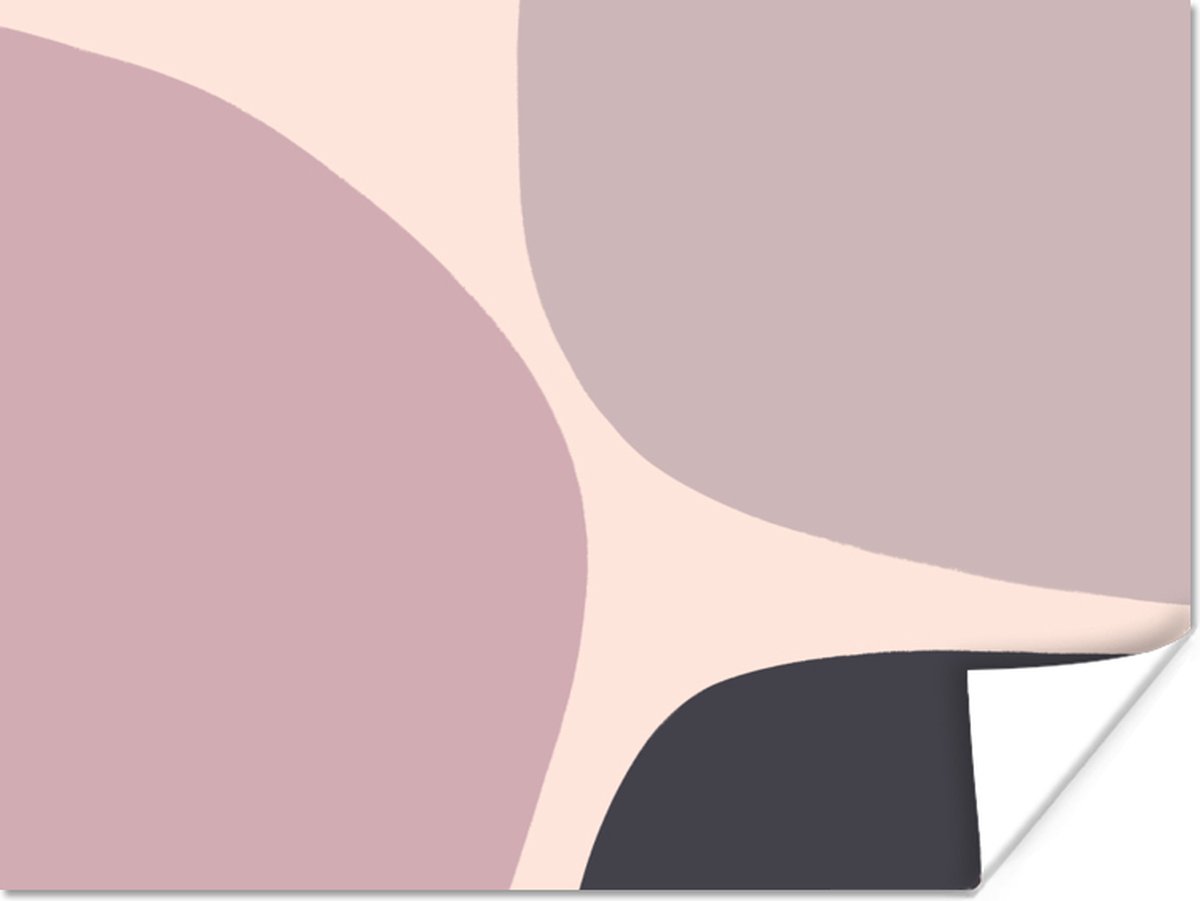 Poster Pastel - Design - Minimalisme - 80x60 cm