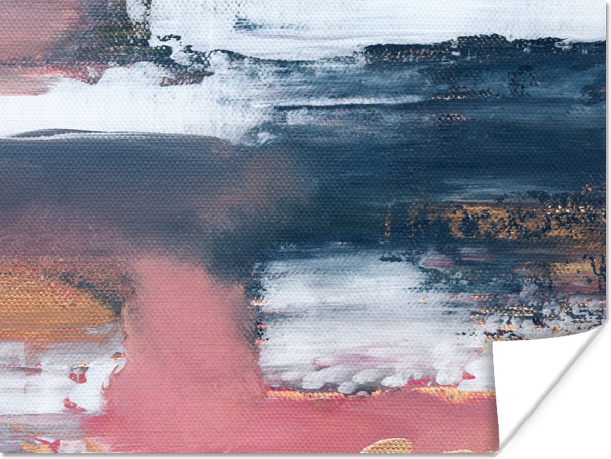 Poster Abstract - Verf - Design - 40x30 cm
