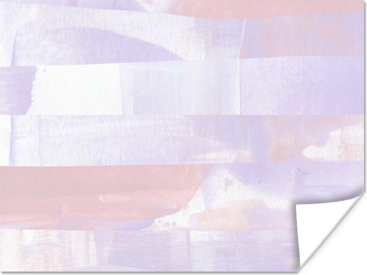 Poster Pastel - Verf - Design - 120x90 cm
