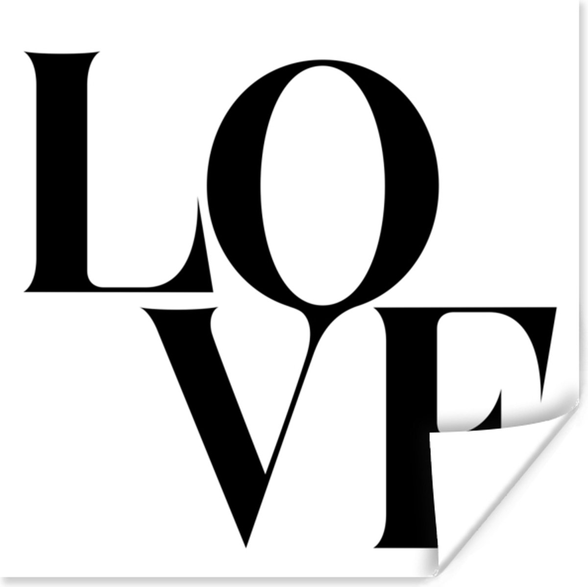 Poster Tekst - Love - Quotes - 30x30 cm