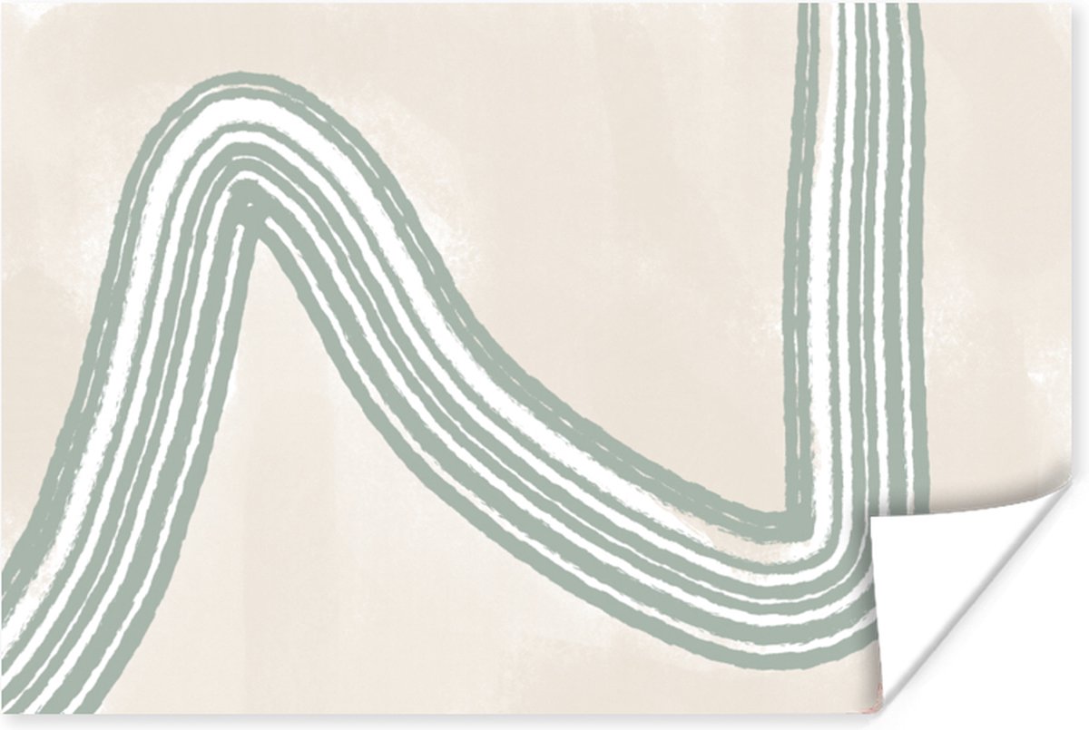 Poster Lijn - Abstract - Design - 60x40 cm