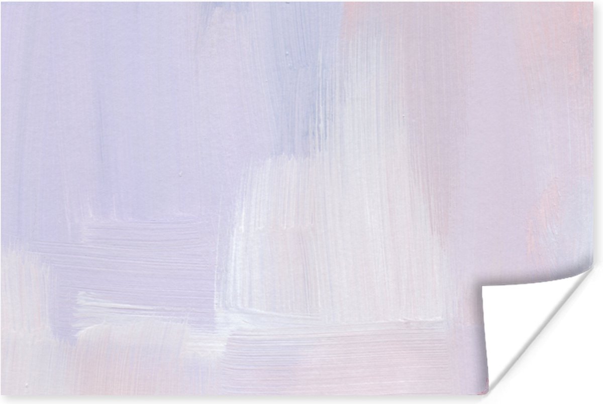 Poster Pastel - Verf - Design - 180x120 cm XXL