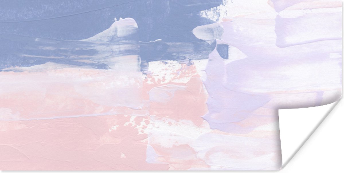 Poster Pastel - Design - Verf - 150x75 cm
