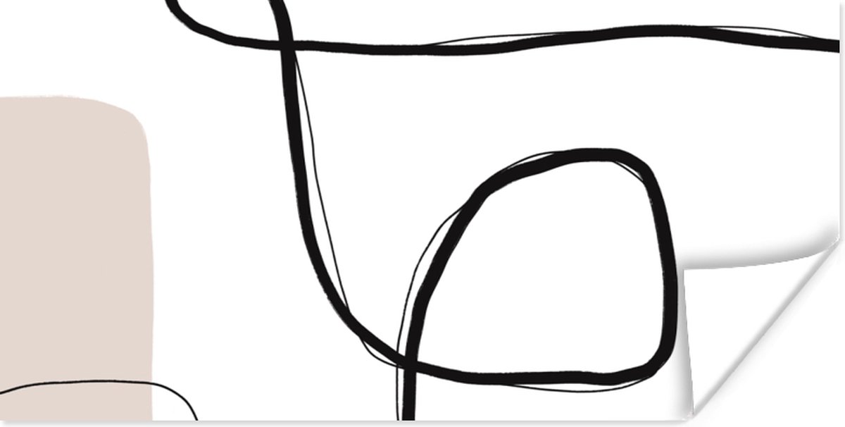 Poster Abstract - Pastel - Minimalisme - 40x20 cm