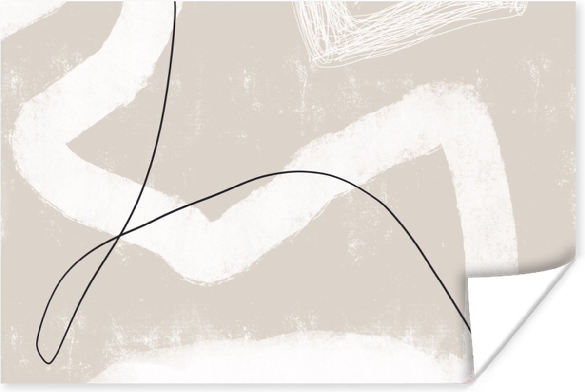 Poster Lijn - Abstract - Design - 60x40 cm