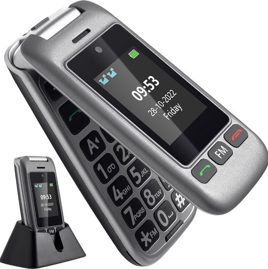 Téléphone Senior 2G/3G/4G Avec Bouton Urgence PEAM