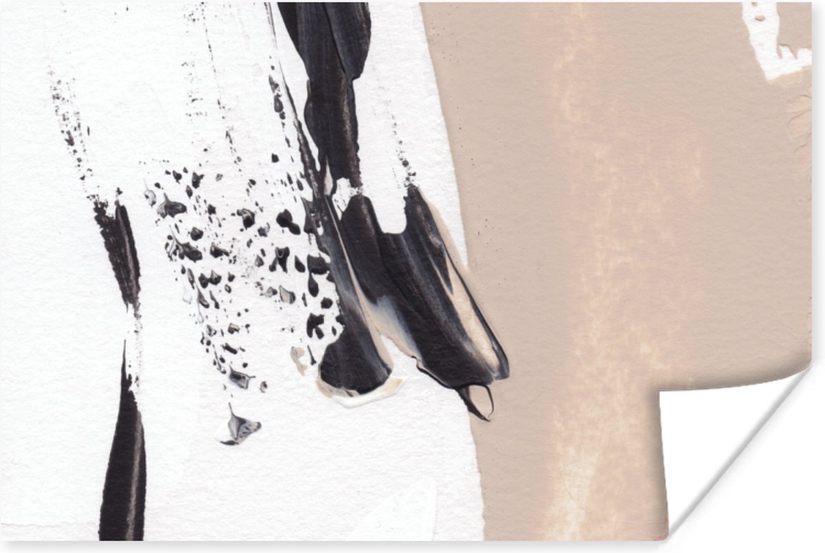 Poster Verf - Design - Abstract - 120x80 cm