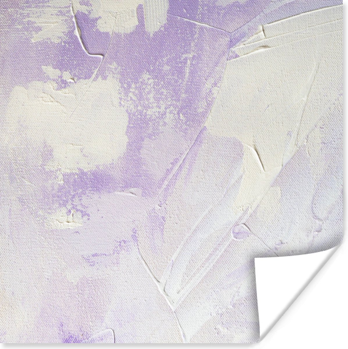 Poster Abstract - Verf - Design - 100x100 cm XXL