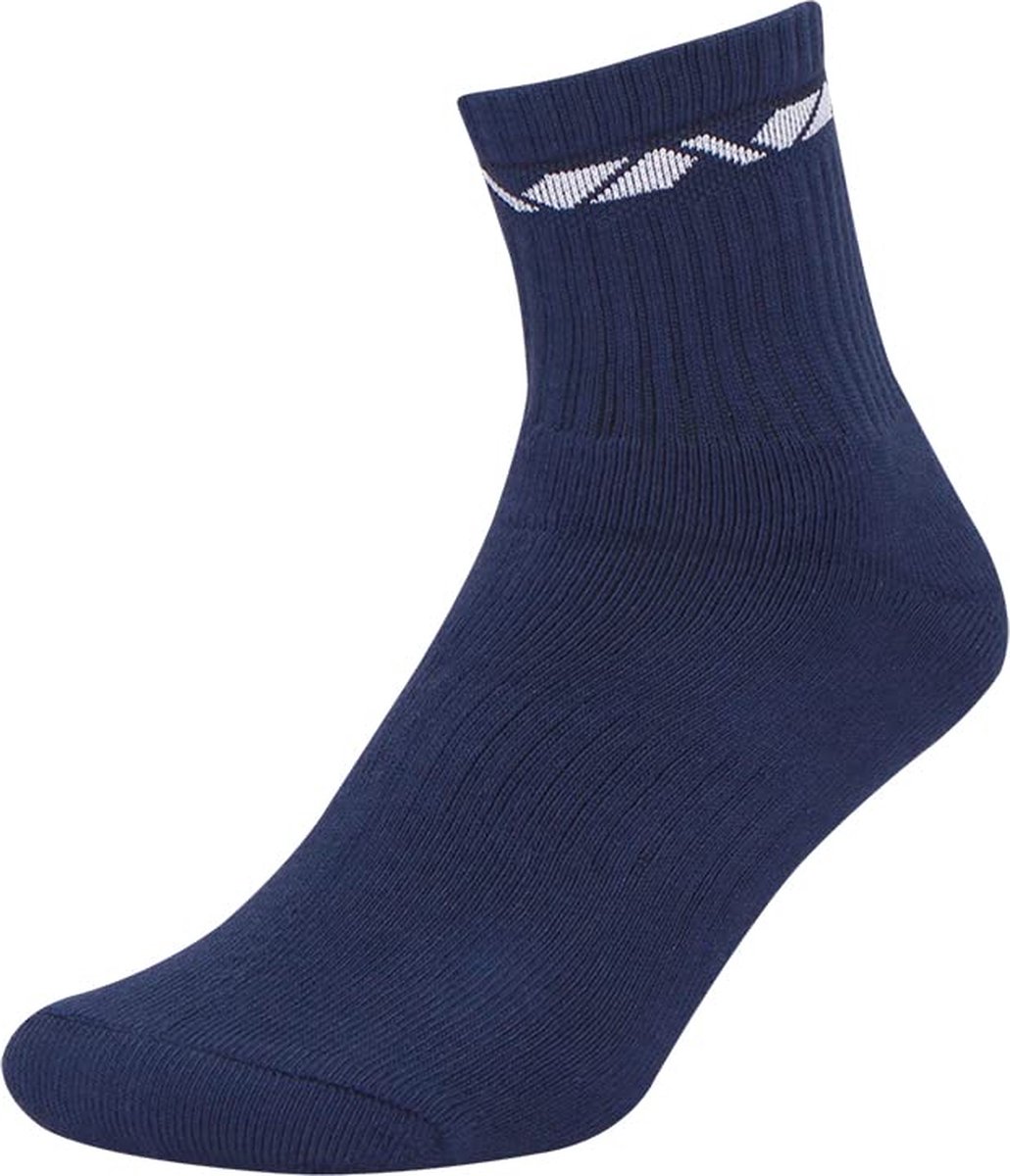 Nivia Grip Mid Calf Sport Sokken (Navy) | Material: Cotton | for Men & Women | Stretchable | Breathable | Comfortable | Soccer Socks | Sports Socks