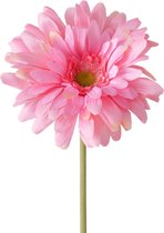 Steelbloem 65 cm Gerbera roze