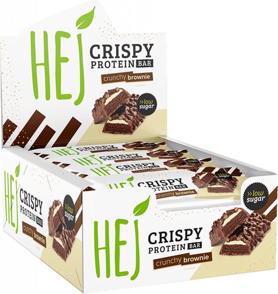 HEJ Crispy Bar (12x45g) Crunchy Brownie