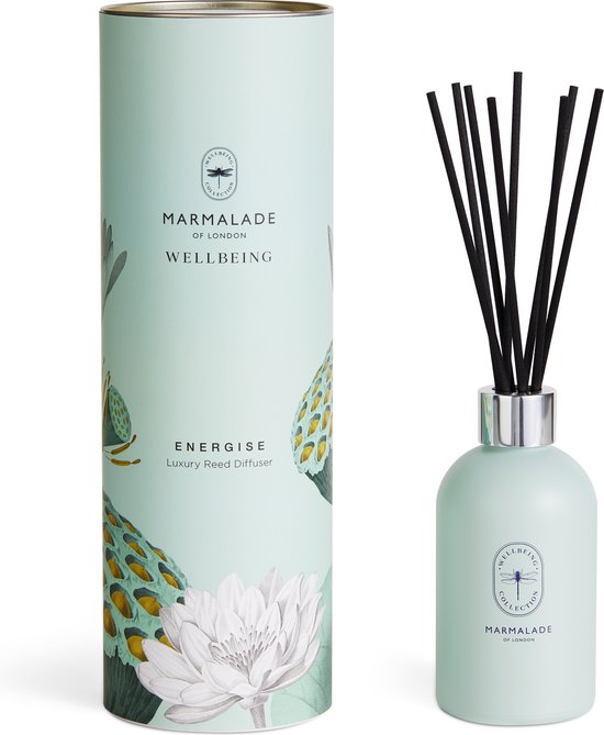 Marmalade of London Wellbeing Luxury Reed Diffuser Energise