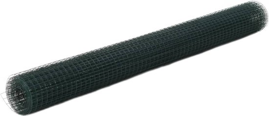 vidaXL Kippengaas 25x1,5 m staal met PVC coating rood, draad, draad gaas, draadomheining, draden, draad gazen, draadomheiningen, rolgaas, rolgazen vidaXL Kippengaas 25x1,5 m staal met PVC coating rood, draad, draad gaas, draadomheining, draden, draad gazen, draadomheiningen, rolgaas, rolgazen