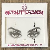 GetGlitterBaby® - Glitter Face Jewels / Festival Glitters / Strass Glitter Steentjes / Plak Diamantjes voor Gezicht / Rhinestones - Zilver