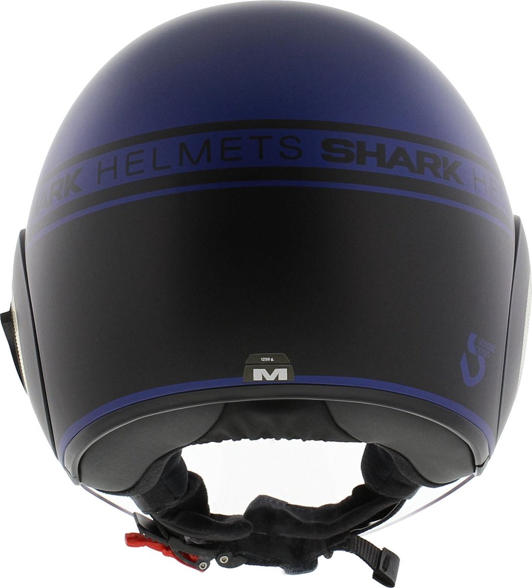 Shark Nano Jethelm Street Neon mat blauw zwart XS - Motorhelm / luxe scooterhelm – foto 4