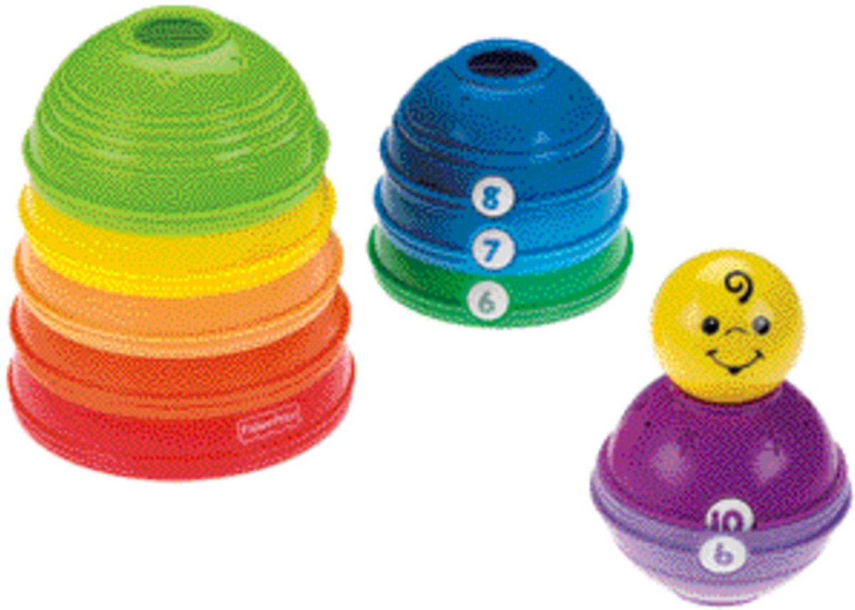Fisher Price Stapel en Rol bekertjes — afbeelding 15