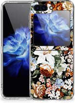 TPU Case geschikt voor Samsung Galaxy Z Flip 5 Dark Flowers