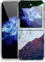 TPU Siliconen Hoesje Geschikt voor Samsung Galaxy Z Flip 5 Telefoon Hoesje Sea in Space