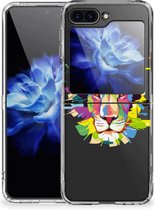 Souple Housse pour Samsung Galaxy Z Flip 5 Coque Téléphone Couleur Lion