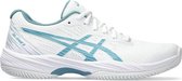 ASICS Gel-Game 9 Clay/Oc 1042A217-103, Femme, Wit, Chaussures de tennis, taille : 40