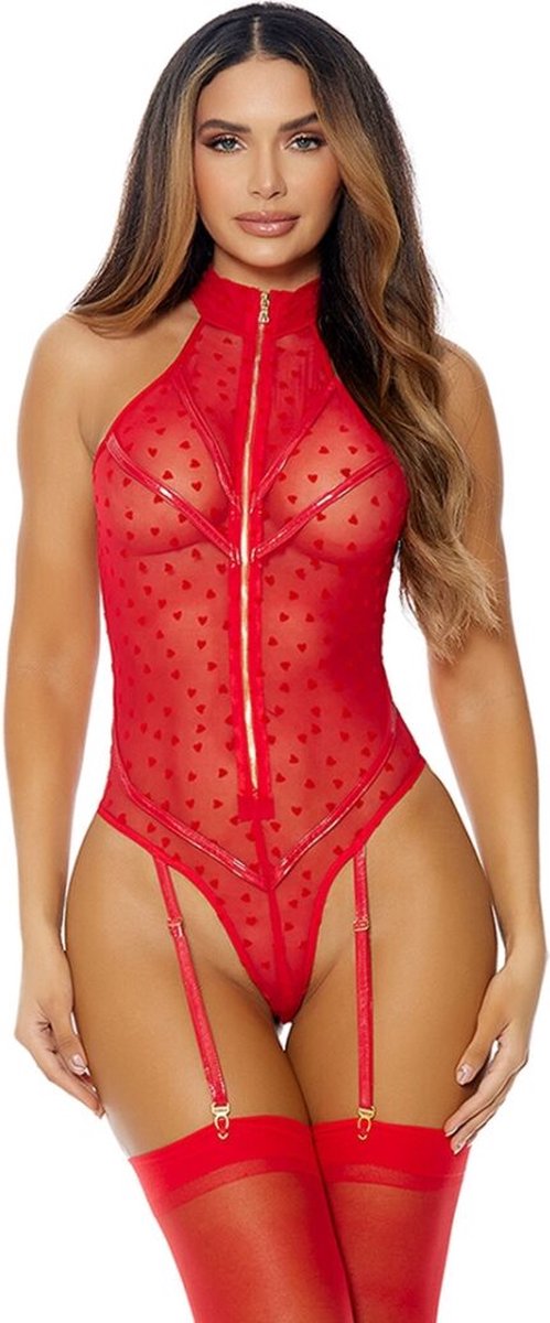 Forplay Eat Your Heart Out - Teddy red XL