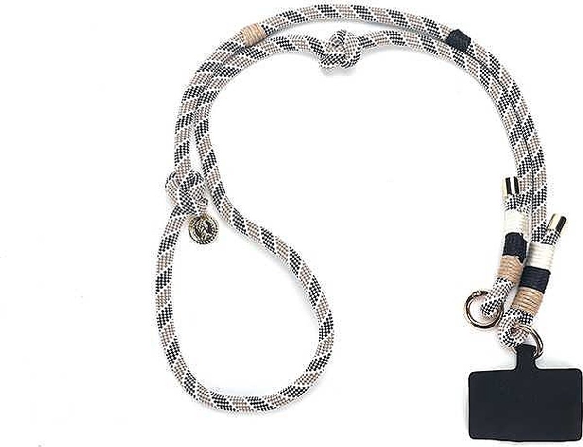 Naturel telefoonkoord Toledo | phonechain | telefoonkoord | telefoonhengsel | telefoonketting | mobile cord | smartphoneketting