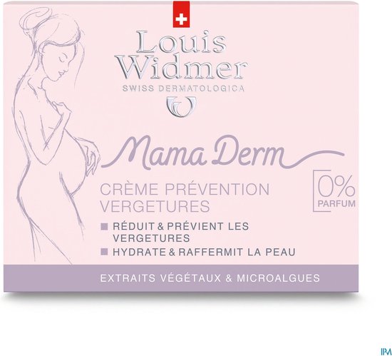 Louis Widmer Crème Mama Derm Stretch Marks Prevention Cream ZP van Louis Widmer — afbeelding 3