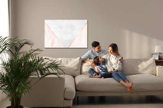 Roi de la Peinture - Tableau sur Toile Abstraction Moderne - 120 x 80 cm