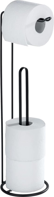 DanDiBo Toiletpapierhouder zwart schaap hout wc-rolhouder wc