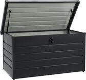 Opbergbox en métal / Boîte à coussins Limani - 380 litres - Zwart
