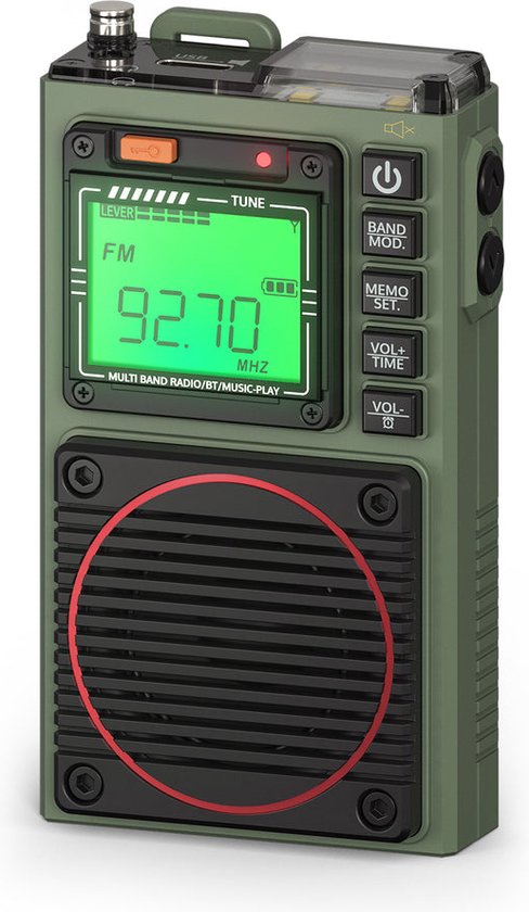 Radioddity Raddy RF75A APP Control Radio Ondes Courtes - Récepteur