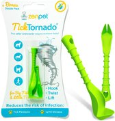 Zenpet Tick Tornado – Tekentang – Tekentang Hond – Tekenverwijderaar hond – Groen – Voordeelpakket 2 Tick Tornados