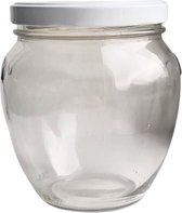1x Sierlijke weckpotten glas 1 liter met sluiting - 1000ml/ weckpotjes / opbergpotten / inmaakpot / glazen pot met deksel / glazen potten / weckpot / voorraadpot / weck