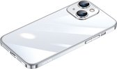 Sulada Shockshield backcase harde achterkant met lensbeschermer en schokbestendigheid voor iPhone 14 Plus zilver