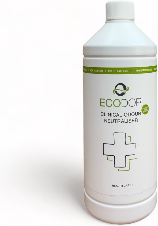 Ecodor EcoClinic - 1000ml navulling - de milieuvriendelijke oplossing voor nare geurtjes in de zorg - Vegan - Ecologisch