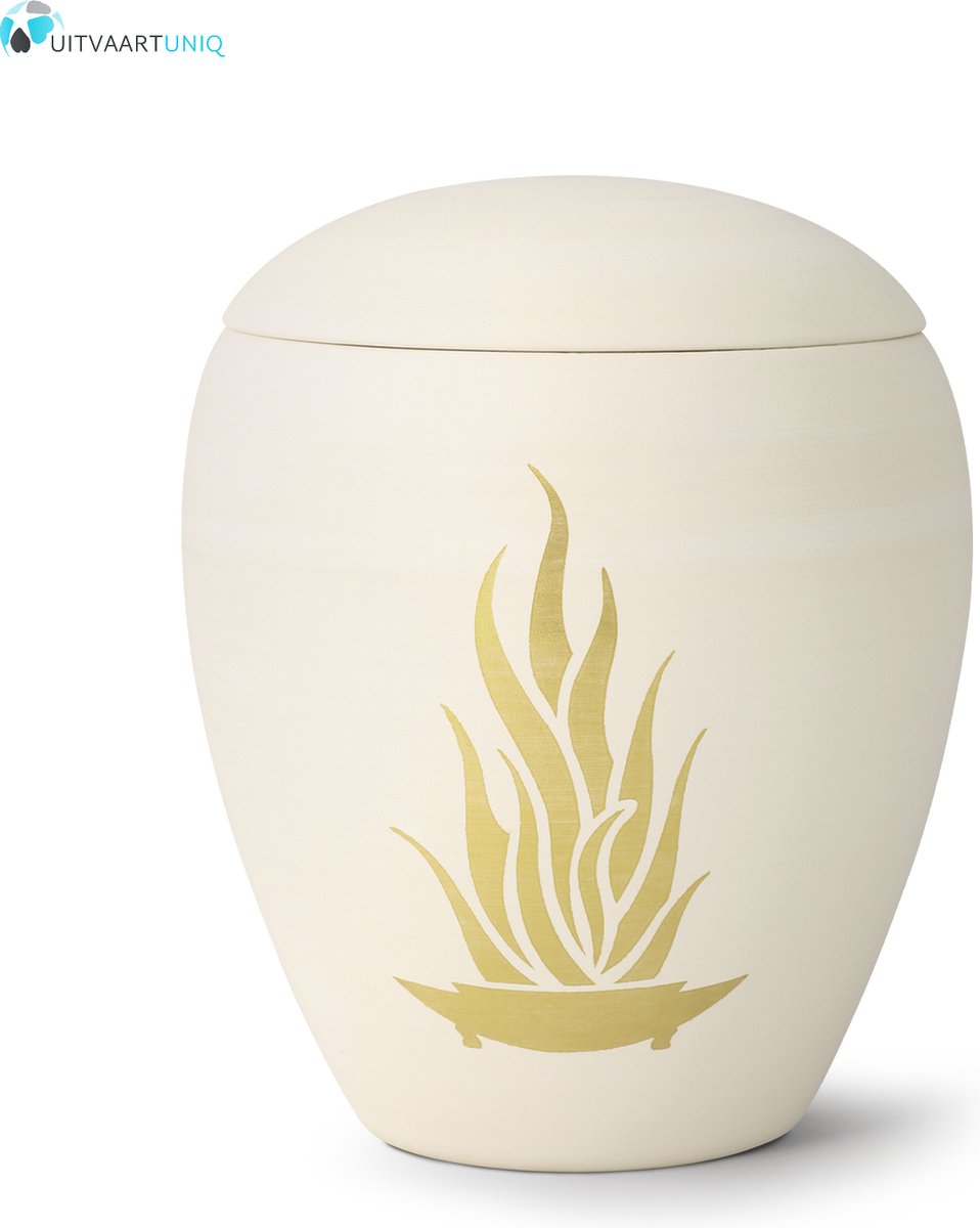 Siena vlammen urn - Keramiek