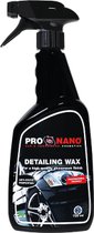 ProNano | ProNano Detailing Wax 750ml | Nano Technologie | De Detailing Wax werkt kleurherstellend en camoufleert lichte krassen (swirls). Tevens biedt de Detailing Wax een langdurige bescherming tegen water er vervuiling.