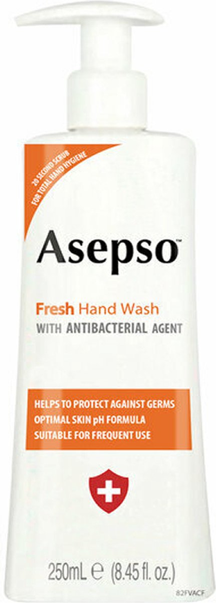 Asepso - Fresh - Antibacteriële Handzeep/Zeeppomp - 250ml