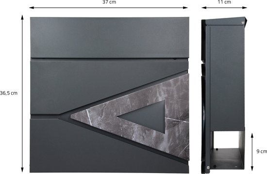 Wand brievenbussen: Breed assortiment brievenbussen