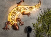 Bol.com Hi LED Solar Gecko Wandlamp - 69x36x3 cm aanbieding