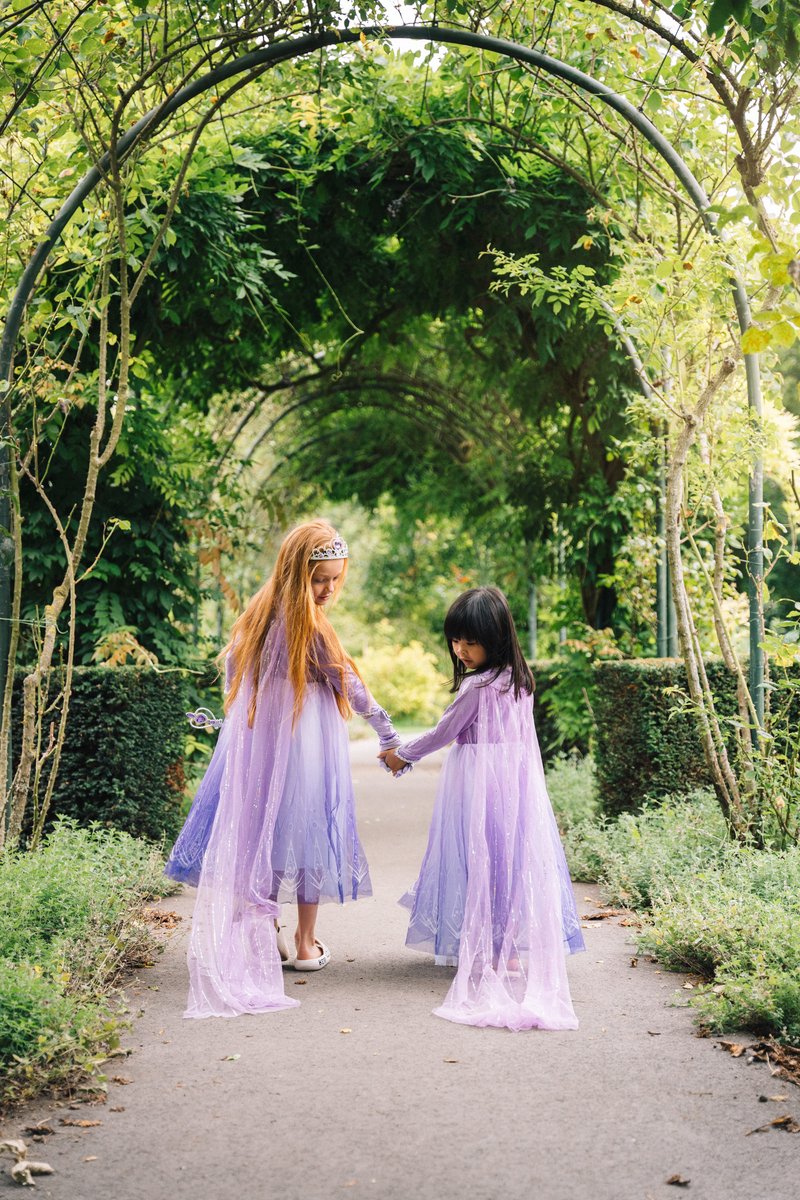 Frozen verkleedkleding - Prinsessenjurk meisje - Elsa jurk - Het Betere Merk - prinsessen speelgoed - maat 110/116 — afbeelding 5